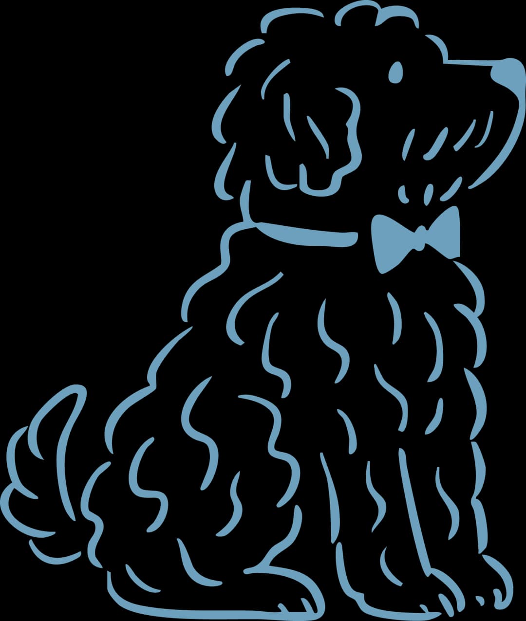 Ilustración de perro Bodina